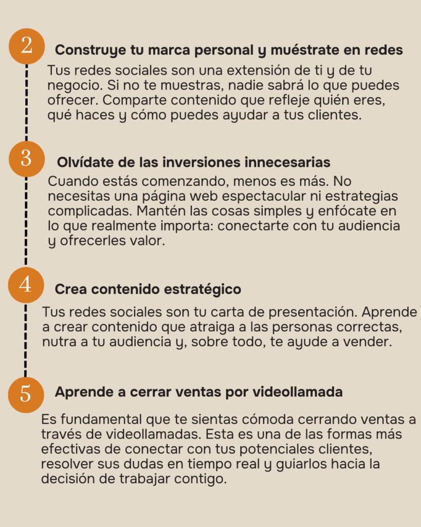 pasos para ser asesora 1